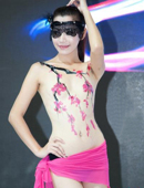 车展房展玩人体彩绘