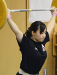 举重美女八木加奈耶