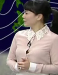 赵京雅衬衣崩开露胸